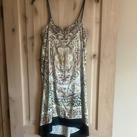 I . C . W Elegant Animal Print Slip Dress SZ 10 - Picture 6 of 8